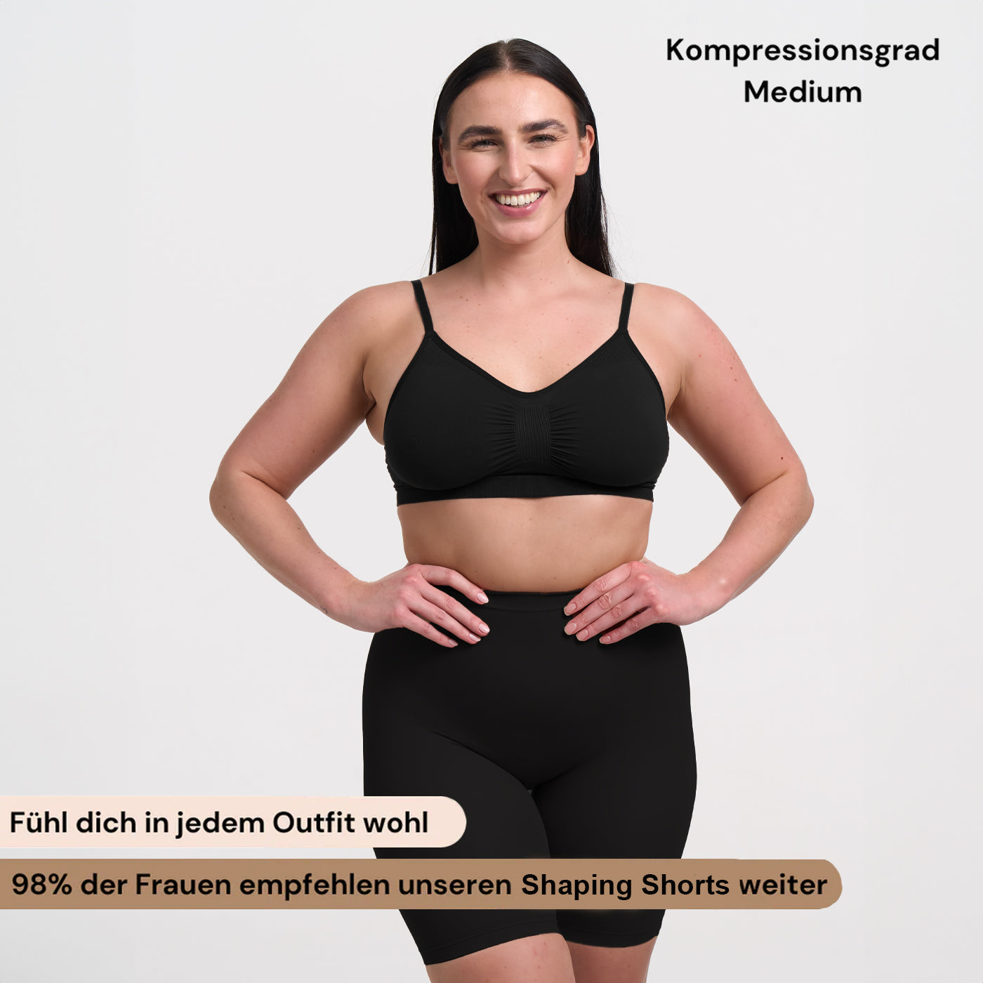 Short Gainant Ultra Compression – Taille Haute
