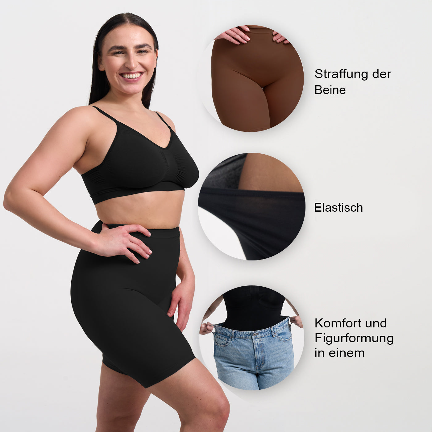 Short Gainant Ultra Compression – Taille Haute