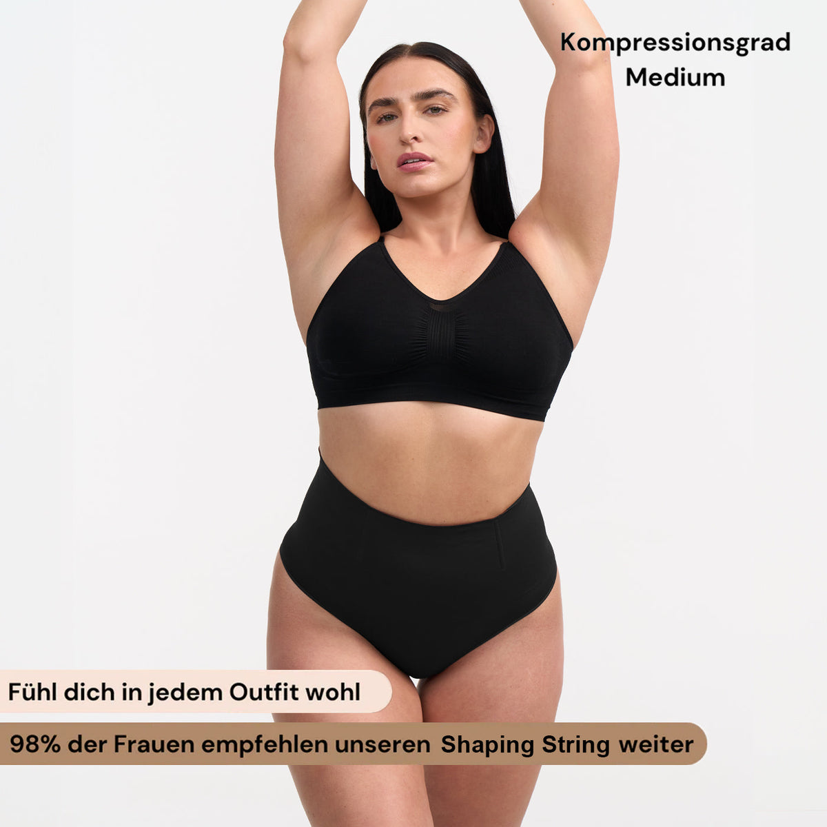 String Gainant Taille Haute – Effet Invisible