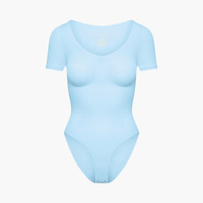 T-Shirt Bodysuit Sculpting Shapewear mit Slip