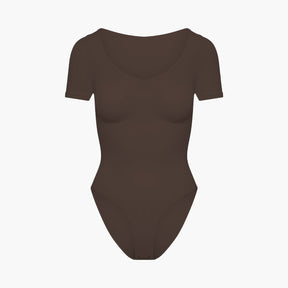 T-Shirt Bodysuit Sculpting Shapewear mit Slip