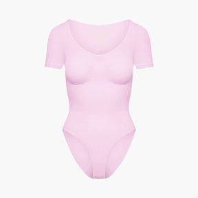 T-Shirt Bodysuit Sculpting Shapewear mit Slip