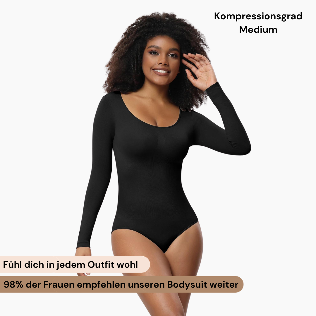 Body Gainant Manches Longues – Culotte Intégrée